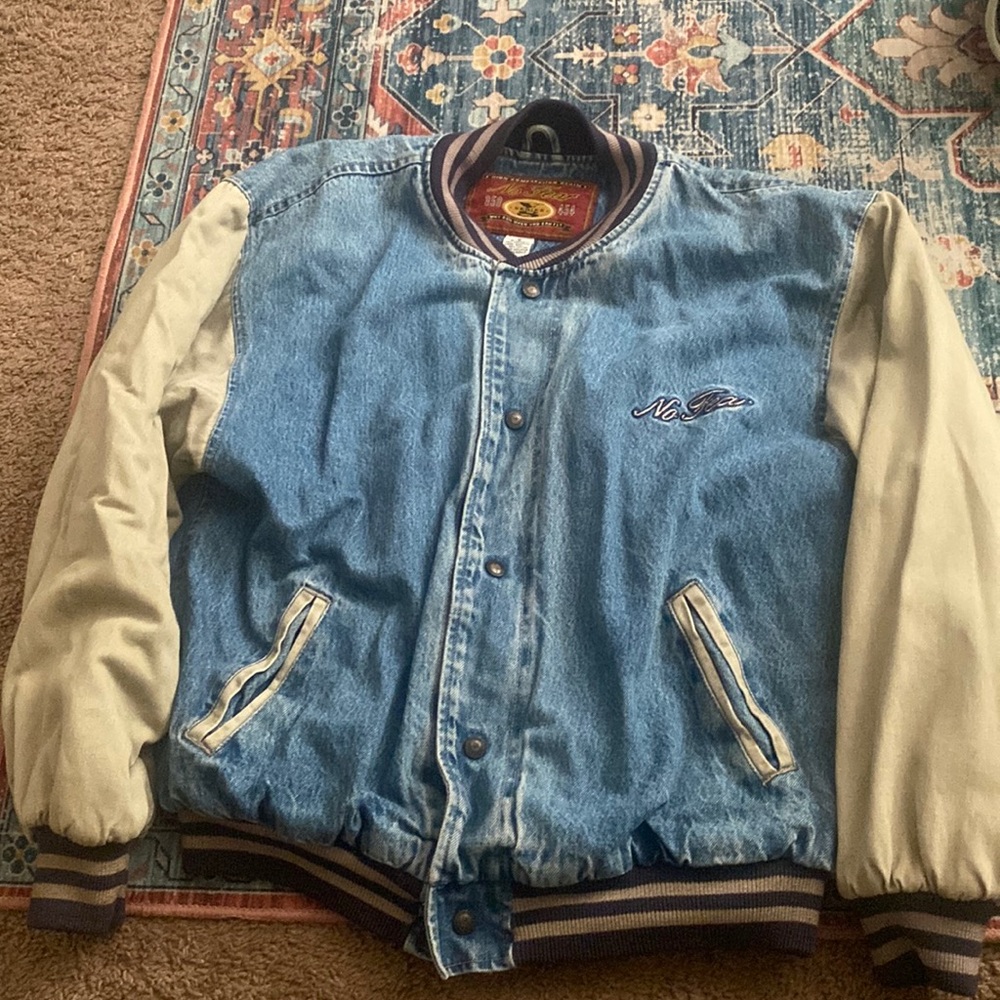 Vintage NO FEAR jeans jacket 90s size medium